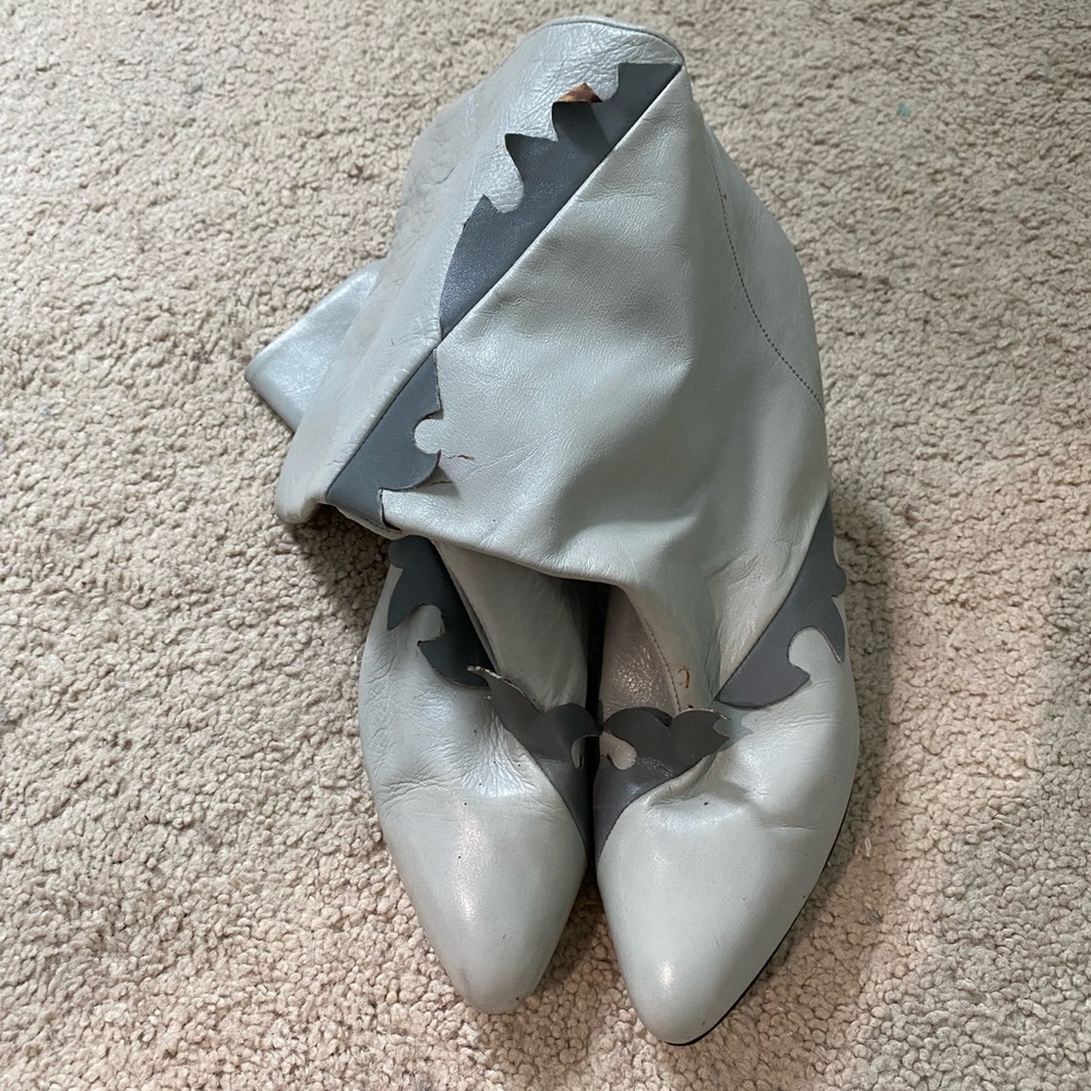 Vintage 80s leather boots